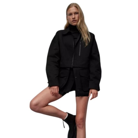 New Women's Lululemon Glyde 2-in-1 Adaptable Jacket Black X Large - Picture 7 of 7